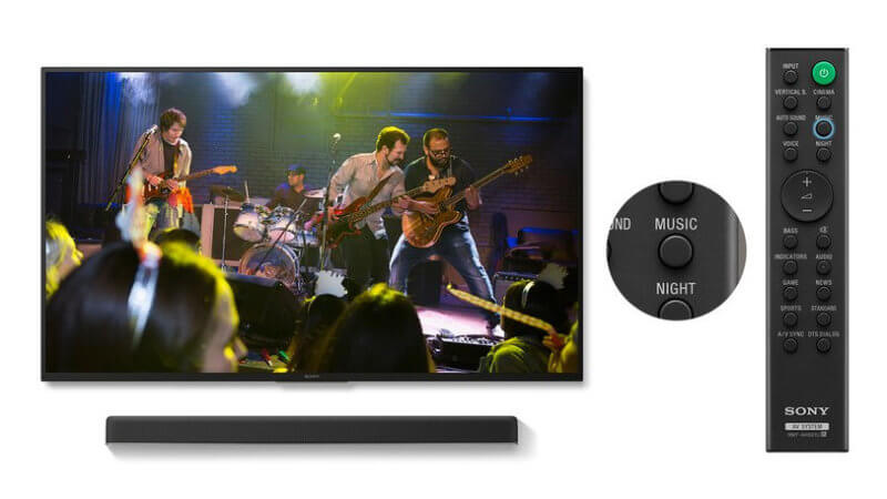 Sony HT-X8500 hangprojektor - Gyors hangzásmód választás