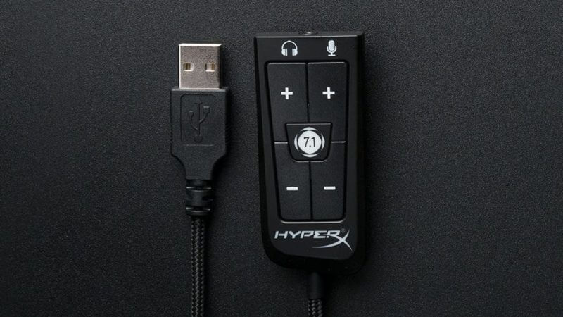 HyperX Cloud II gamer fejhallgató - Speciális hangvezérlő doboz